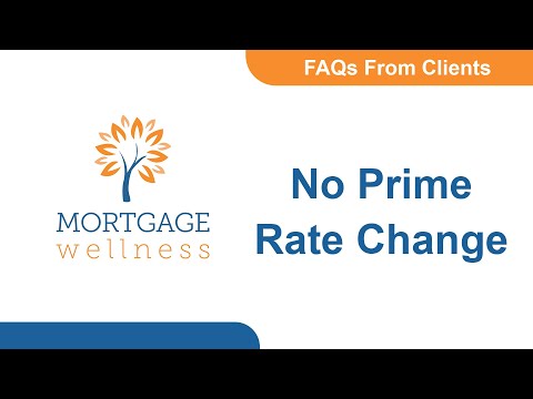 Video: Is de prime rate vandaag veranderd?