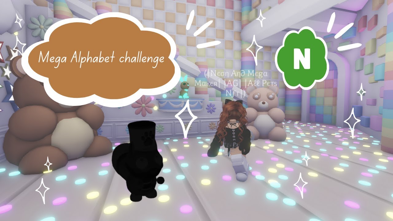 Adopt me Alphabet Challenge- Making a Mega Of Every Letter! - adopt me roblox