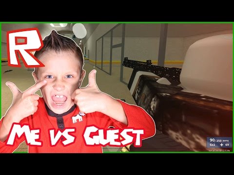 Me VS Guest in Superhero Tycoon and Phantom Forces