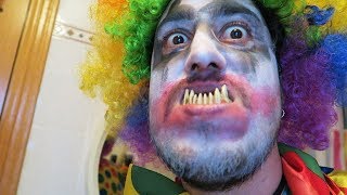 SUSTO A MI COMPAÑERO DISFRAZADO DE PAYASO DIABÓLICO!! VIDEO ESPECIAL!