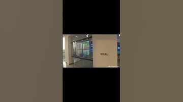 Transparent OLED can bring different content #oled #signage #transparent #commercial #video #shorts