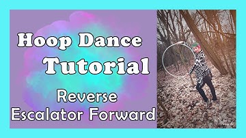 Hoop Dance Insta Quick Tutorial: Reverse Escalator Forward || Hula Hoop || Hula Hoop lernen