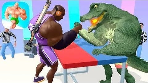 Muscle Rush All Levels Walkthrough Android iOS, New Smash Running Games Power Booster Stage(349-353)