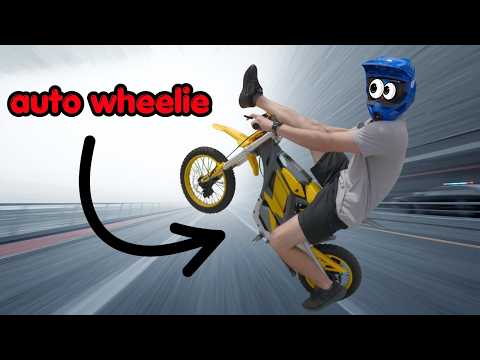 The Nexvey Flash Electric Dirt Bike is INSANE! Hidden Auto Wheelie feature! Review + Races + Build