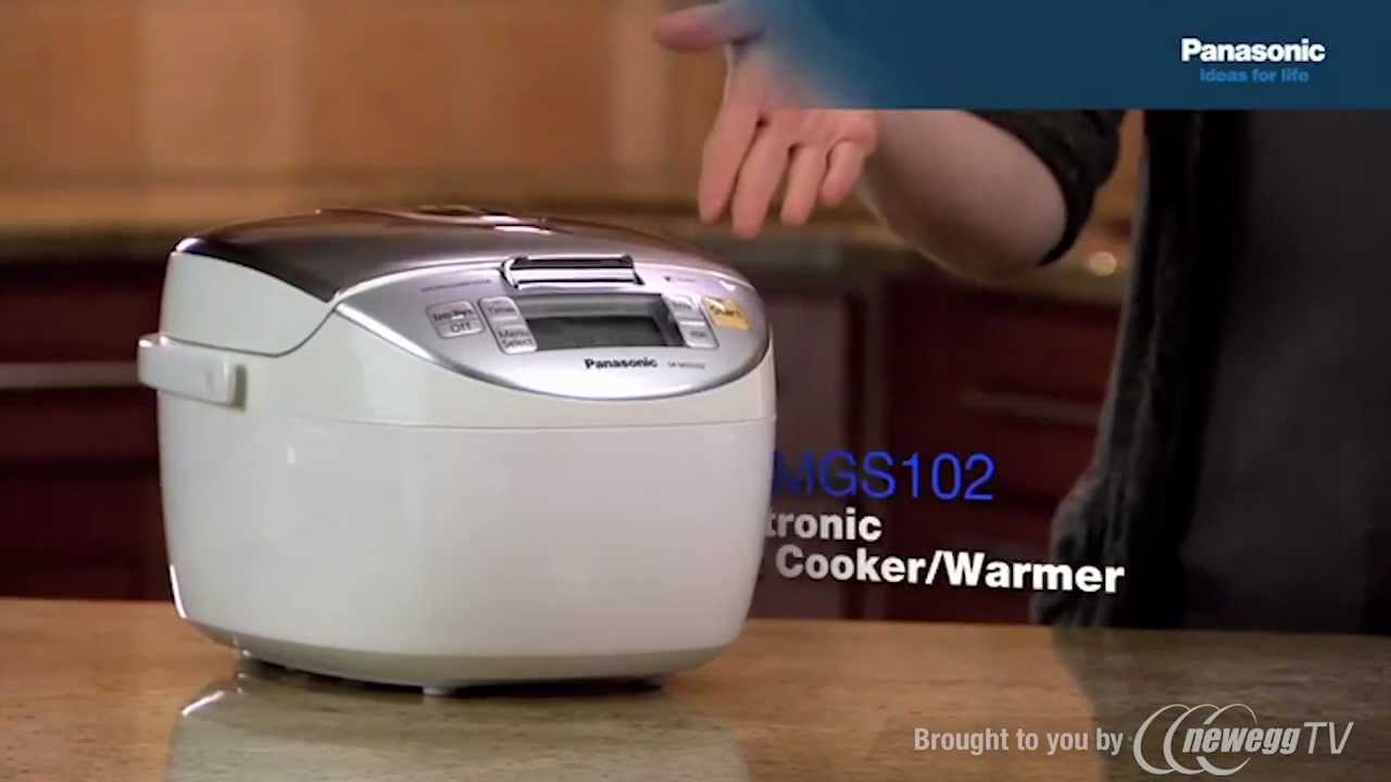 Anekdote Floreren stem Product Tour: Panasonic SR-MGS102 Microcomputer Controlled Fuzzy Logic Rice  Cooker - YouTube