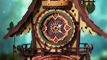 ROKR Cuckoo Clock Mechanical 3D Wooden Puzzle LC901C