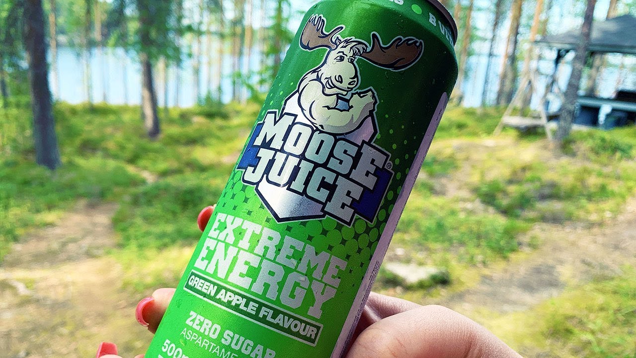 Moose Juice Extreme Energy Green Apple YouTube