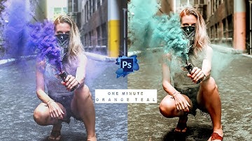 PhotoshopTutorial : Orange and Teal Color Grading Effect. In 2 Minute get a  cinematic look