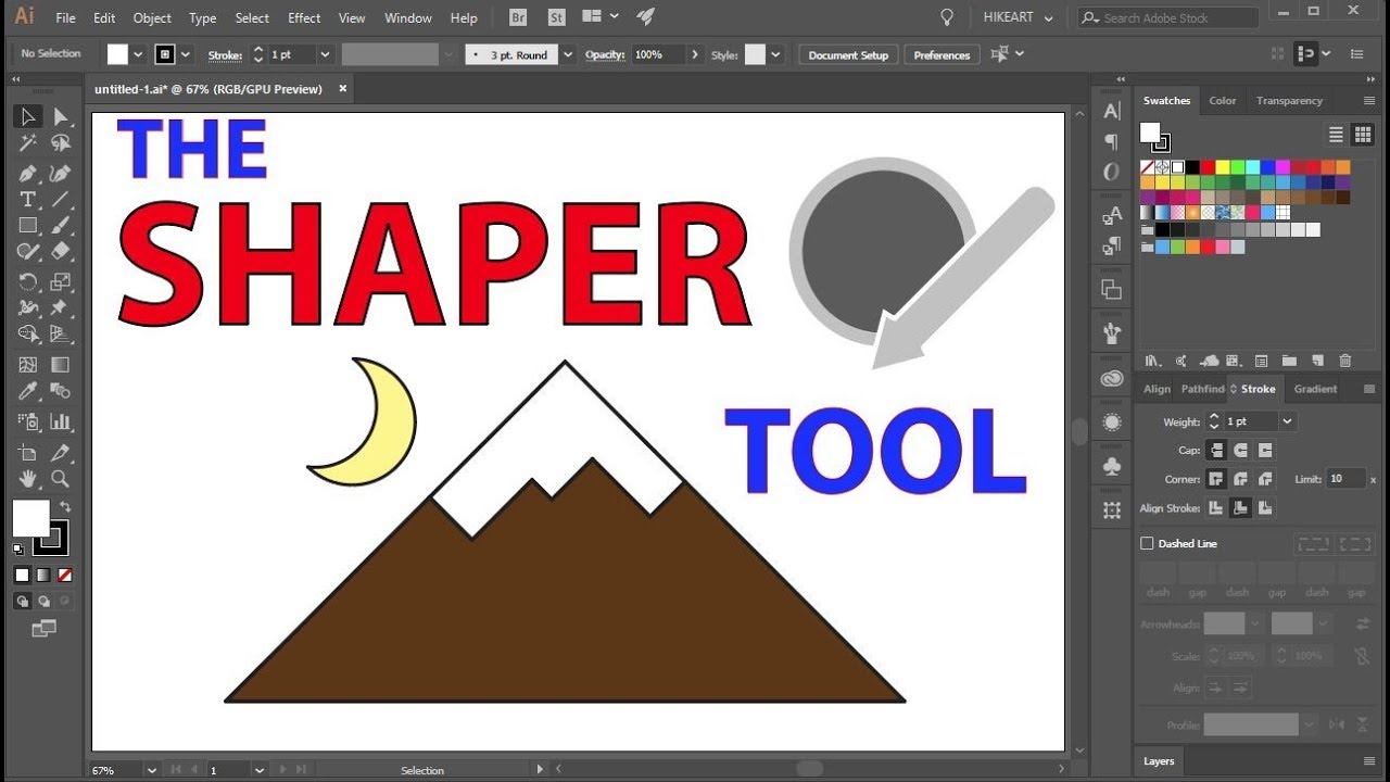 How To Use Slice Tool In Illustrator - How To Use The Line Segment Tool