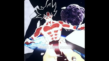 Goku ultra instinct vs Saitama berserker 👊 #anime #shorts