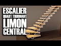 Fabrication d'un Escalier Métallique Limon Central Quart Tournant - DIY // ⓇⒷ