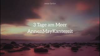 3 tage am meer - annenmaykantereit  (legendado português - alemão)