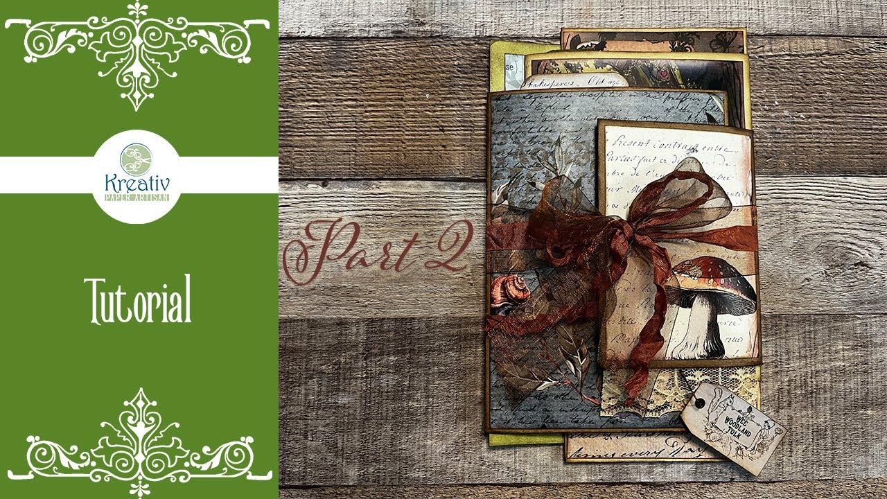 Tutorial Part 2 Flip Flop Envelope Journal Topper YouTube