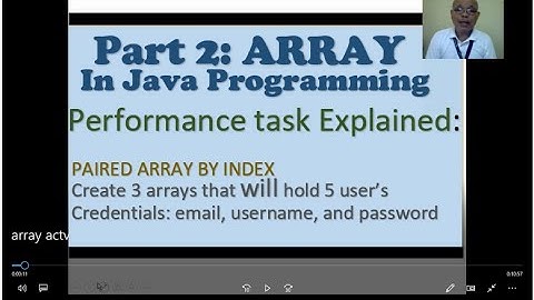 PART 2: ARRAY in Java Programming PERFORMANCE TASK EXPLAINED (Tagalog)