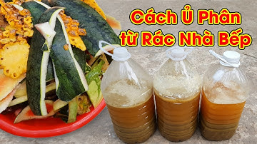 Cách ủ phân từ rác nhà bếp