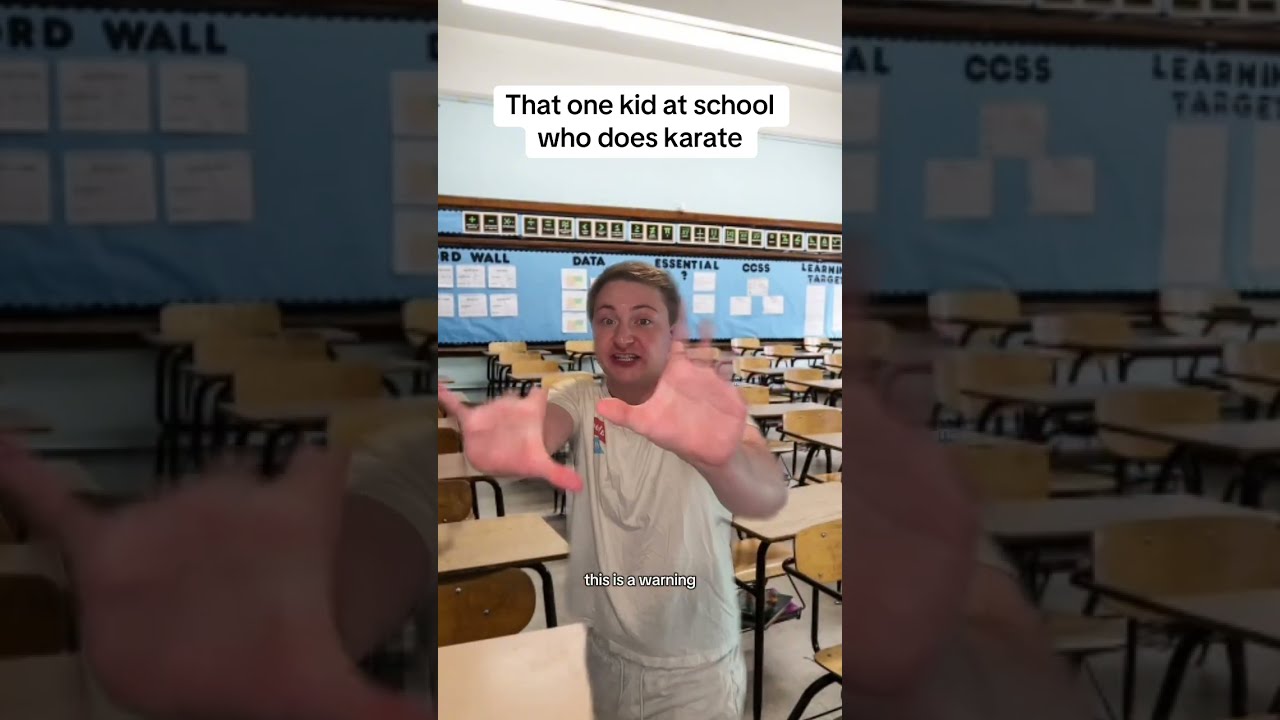 That One Kid At School Who Does Karate Comedy Pov