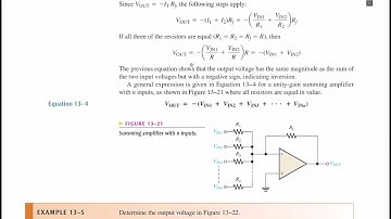 How Summing Amplifier works? | Operational Amplifier | Electronic Device by Thomas L. Floyd
