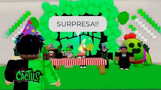 RECEBI UMA SURPRESA DE ANIVERSARIO NO ROBLOX