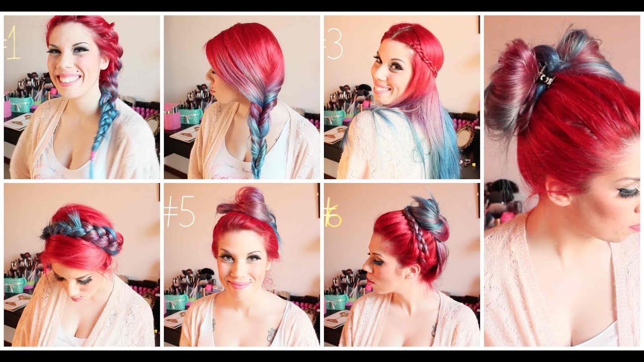 Hair Tutorial♡7 FACILI LOOK♡