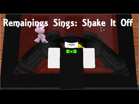 Remainings Sings Shake It Off Roblox Music Video - roblox music video shake it off