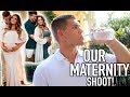 BEHIND THE SCENES OF OUR MATERNITY SHOOT! | Casey Holmes Vlogs