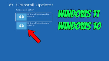 How To Uninstall Latest Quality or Feature Update in Windows