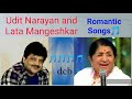 Udit Narayan and Lata Mangeshkar Romantic songs🎶🎤