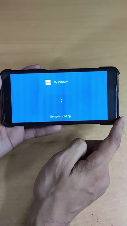 How To install Windows 11 on Smartphone #shorts #windows11