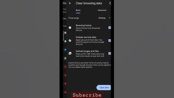 How do you delete browser history on Google Chrome #shorts