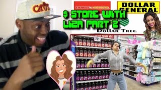 DOING THIS AGAIN. DOLLAR STORE WITH LIZA PART 2! REACTION!!!