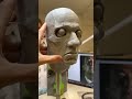 My First Full Face Sculpture #Shorts