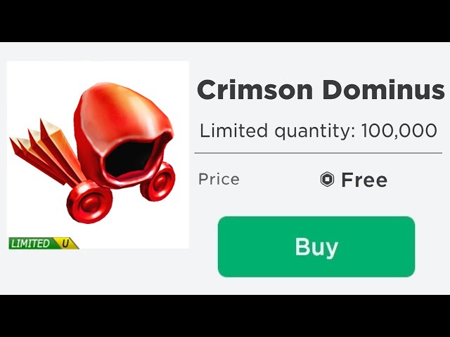 No way thank you roblox ❤️ 😭#roblox #dominus #robloxpromocodes