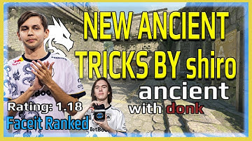 POV sh1ro w/ donk, Magnojez | ancient| Faceit Ranked | New tricks| Aug 03, 2024