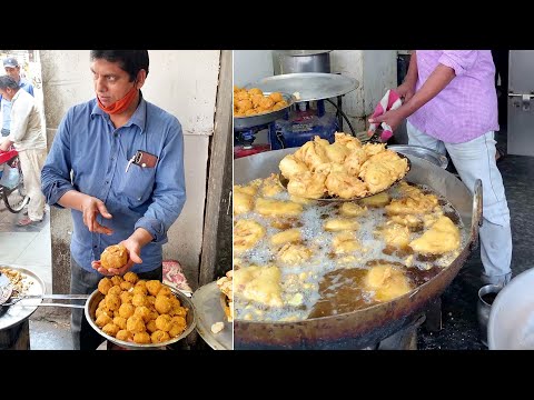 Pakora Heaven of Hyderabad | Paneer Pakora | Dry Fruit Pakora | Bread Pakora | Indian Street Food | Street Food Zone