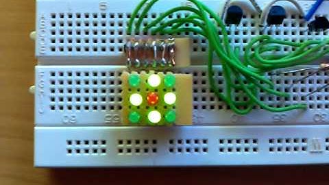 LED matrix prototype