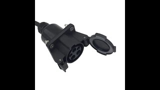 EV Inlet Socket - 32A 250V AC Type 1 Electric Car Recharge Socket