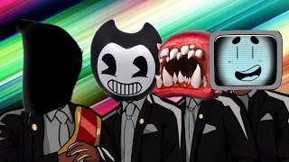 DAY 17 & Bendy & Train Eater & TV Head-Coffin Dance & Baby Shark Song Megamix (Cover)