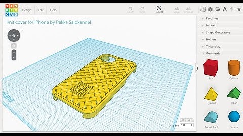 3D Printing: TinkerCAD