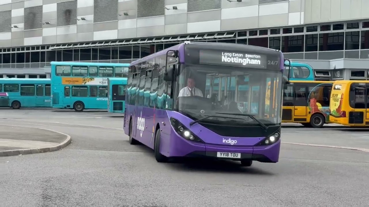 Derby Buses at Bus Interchange scenes on 23/08/2025
