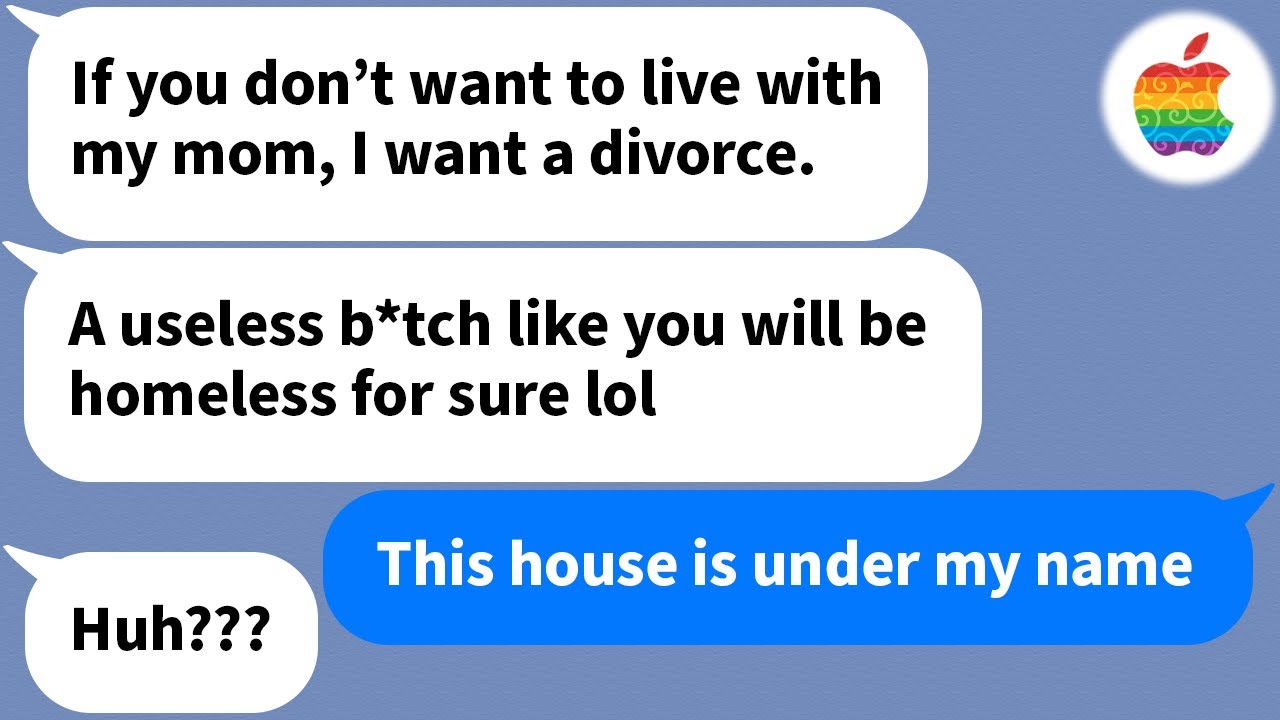 【Apple】 My overbearing husband decided that his mom was going to move in with us without asking me