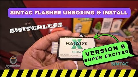 Switchless Simtac Smart X Hazard Flasher Fitment