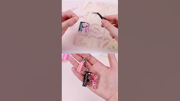 Make a Your Name Keychain with Resin.#shorts #shortsvideo #resin