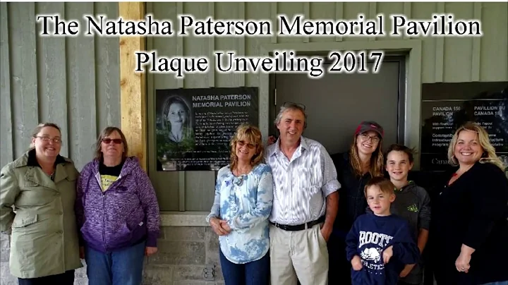 Natasha Paterson Memorial Pavilion Plaque Unveilin...