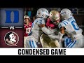 Duke vs florida state condensed game  2023 acc football