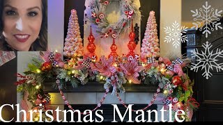 CHRISTMAS MANTLE-DECORATE WITH ME! by Queen Beez Vintage 8,851 views 3 years ago 24 minutes