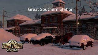 ETS2 | Great Southern Station | Christmas Winterland Viewpoints