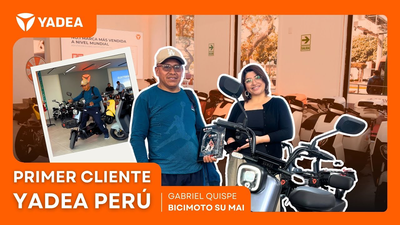 Cómo Yadea Cambió Mi Vida: Gabriel y su Bicimoto Su Mai 🚀🧡