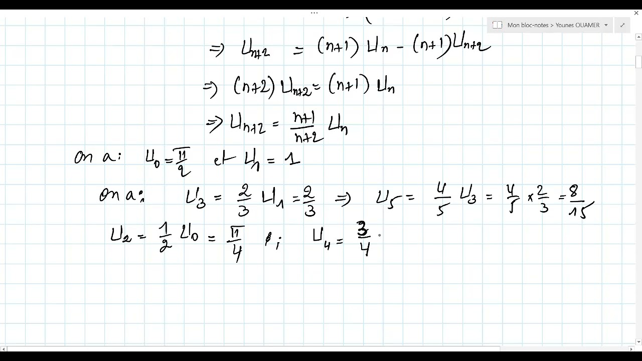 Le calcul intégral - 2 bac sciences mathématiques  ( exercice 1 )