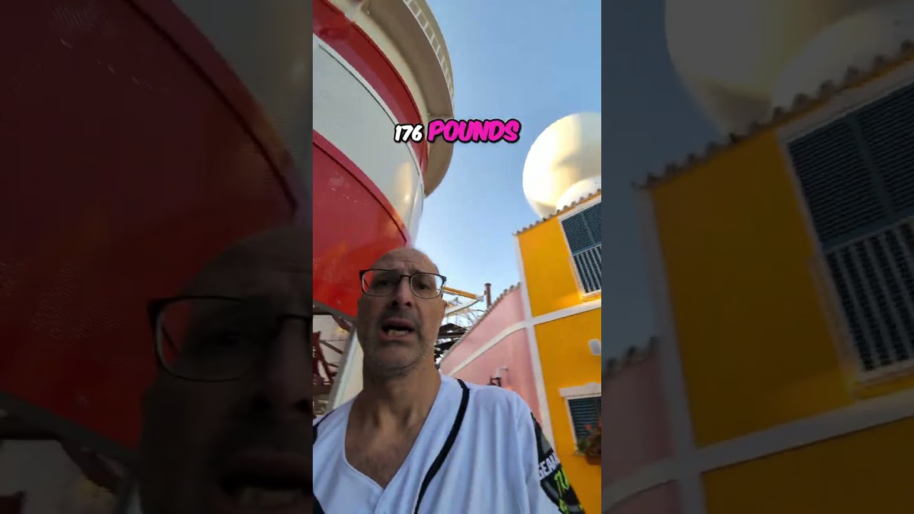 Bigger than the weight limit! Lighthouse slide fail #shorts