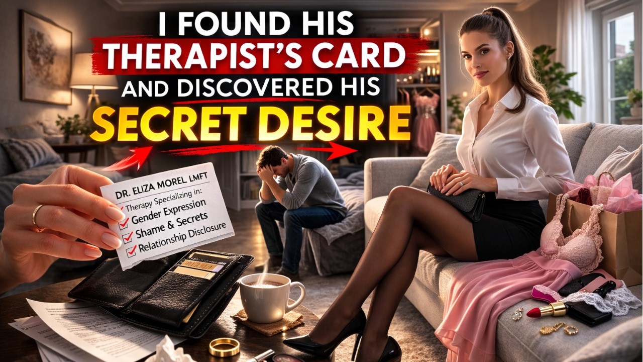 Я думала, что моему мужу нужна помощь в борьбе со стрессом… А потом прочитала открытку.